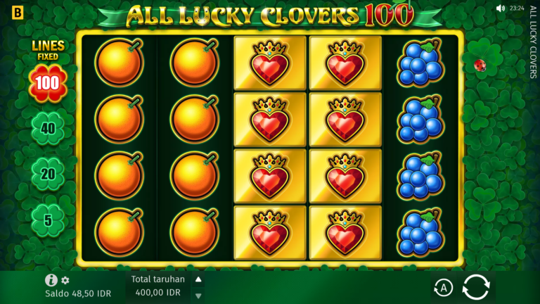 Strategi Menang Bermain All Lucky Clover 100 Bgaming