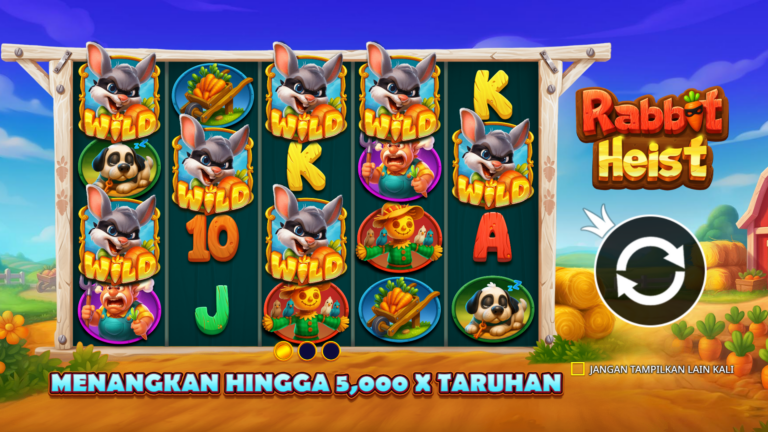Game Digital Bertema Kelinci dan Heist: Analisis Visual serta Risiko Sistem Acak