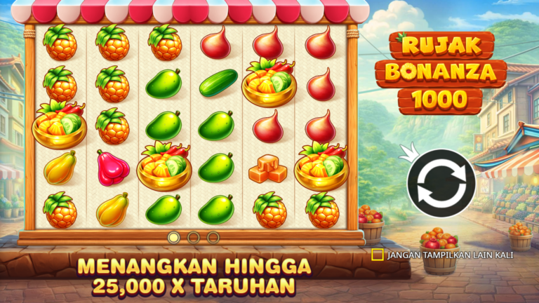 Rujak Bonanza 1000: Kajian Desain Warna, Simbol Buah, dan Game Berbasis Peluang