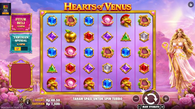 Hearts of Venus Pragmatic Play: Analisis Estetika Romantis, Desain Visual, dan Literasi Risiko Digital